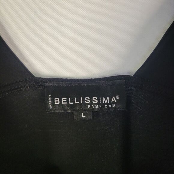 Bellisima Layered Elegant Black Top - Picture 3 of 10